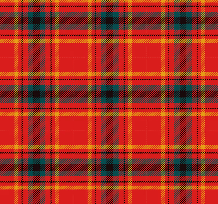 Papier peint rouge texture tartan rouge de noël - TenStickers