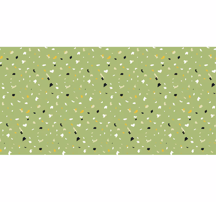 Papier peint vert terrazzo vert - TenStickers