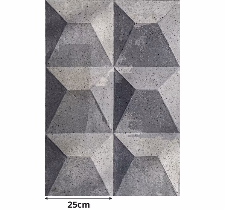 Papier peint gris texture béton brut - TenStickers