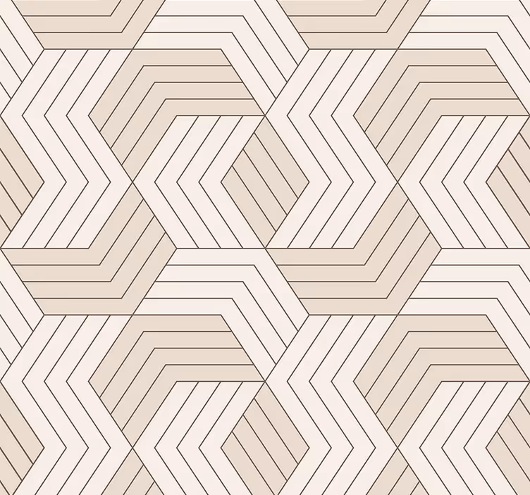 Papier peint formes géometriques parquet géométrique - TenStickers