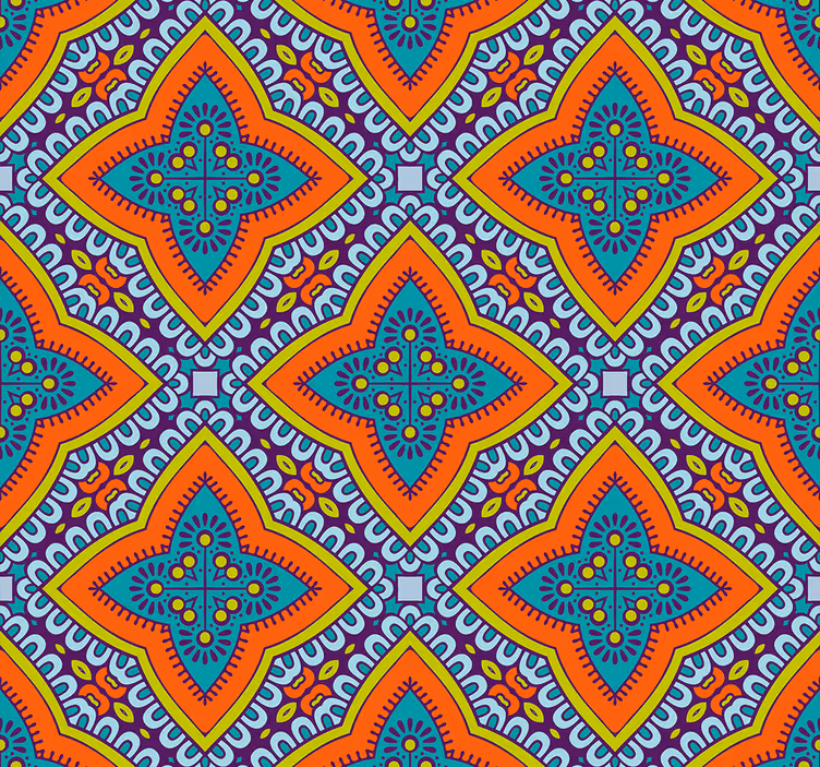 Papier peint formes géometriques décor à motifs géométriques - TenStickers