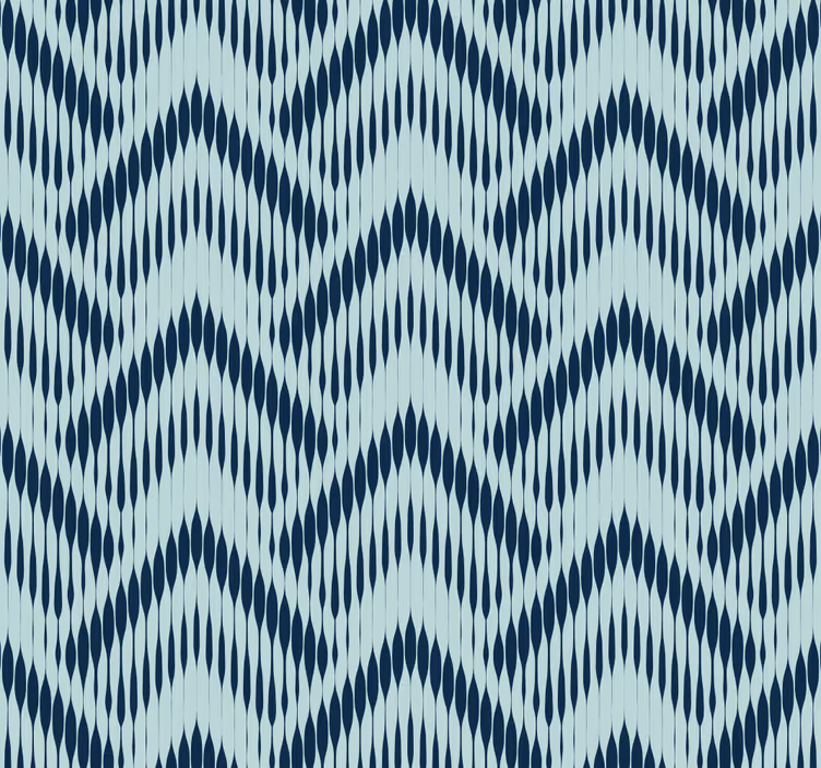 Papier peint formes géometriques motif chevron ikat - TenStickers