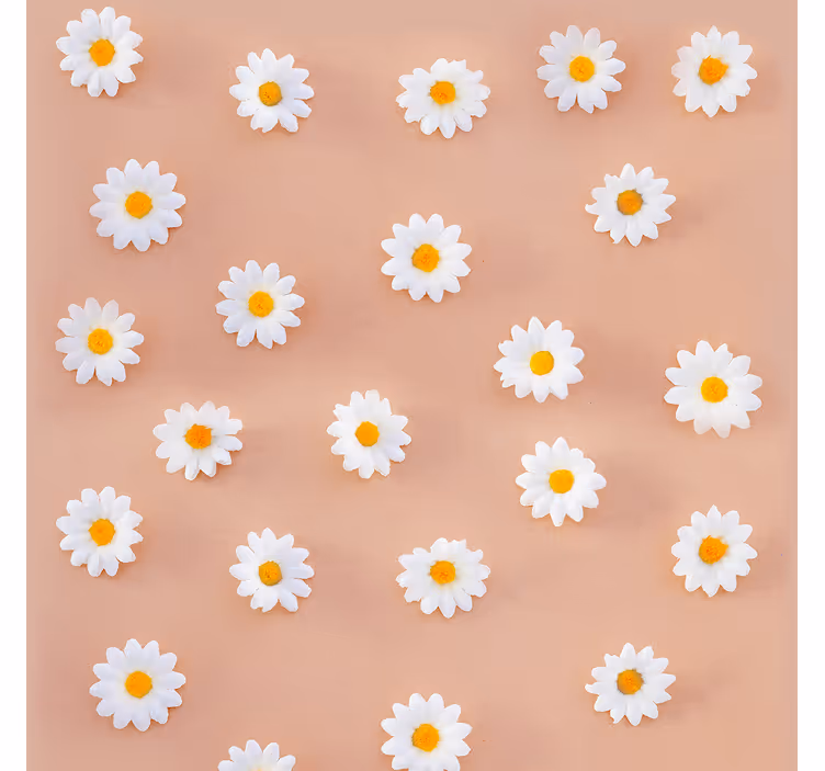 Papier peint floral fleurs de marguerite - TenStickers
