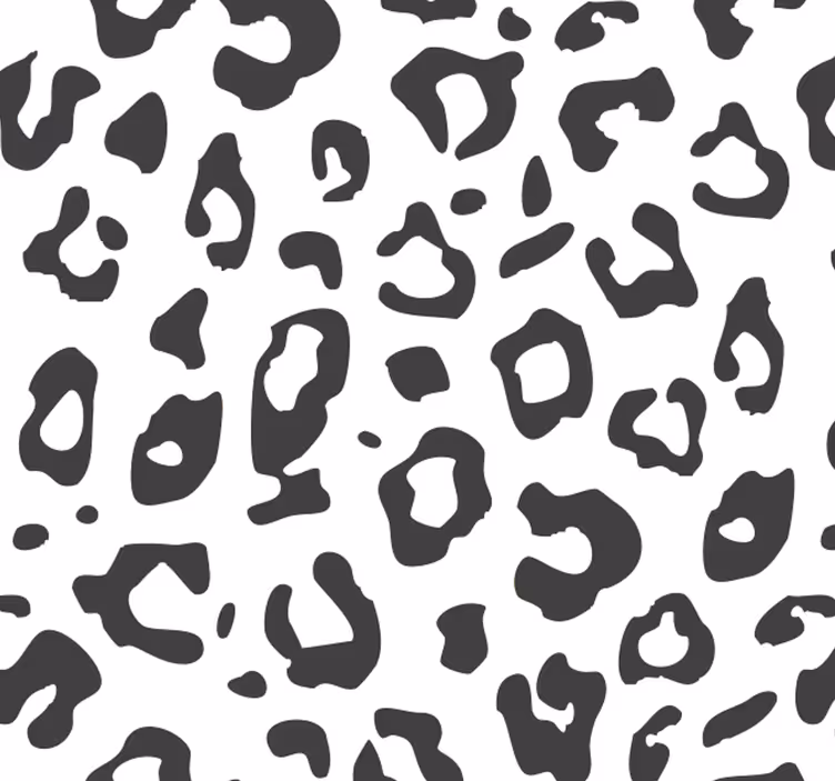 Papier peint animaux Léopard noir - TenStickers