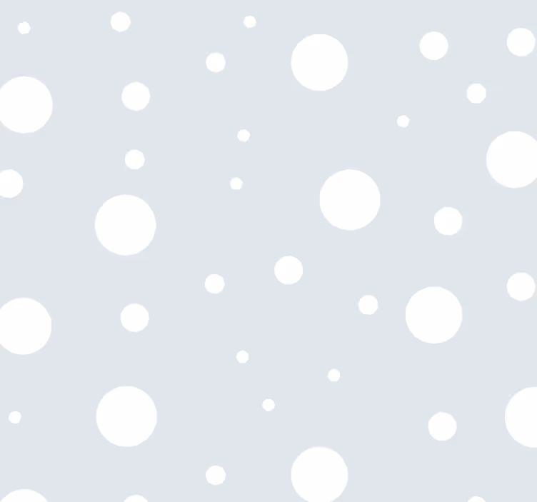 Papier peint à pois menthe fantaisie - TenStickers