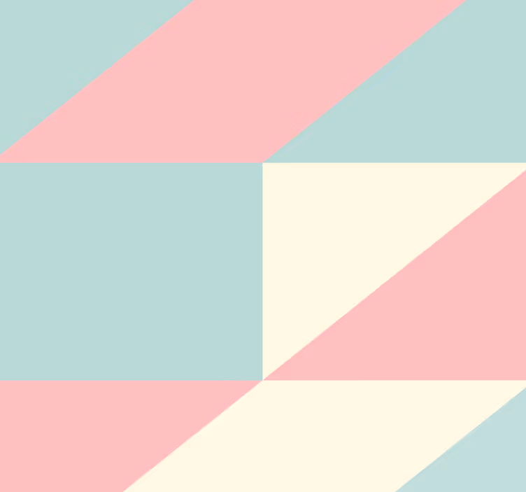 Papier peint formes géométriques triangles pastel - TenStickers
