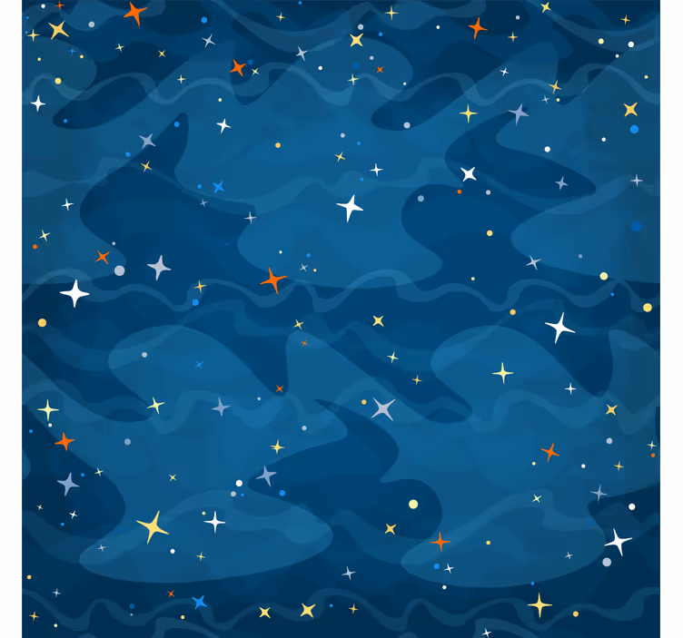Papier peint étoiles nuit - TenStickers