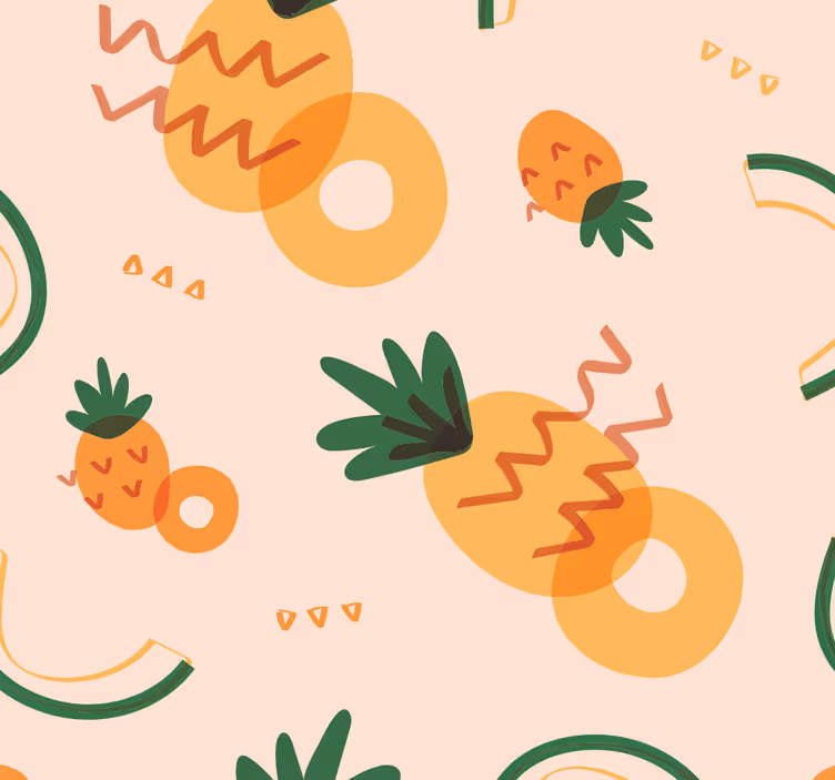 Papier peint cuisine motif de délice fruité - TenStickers