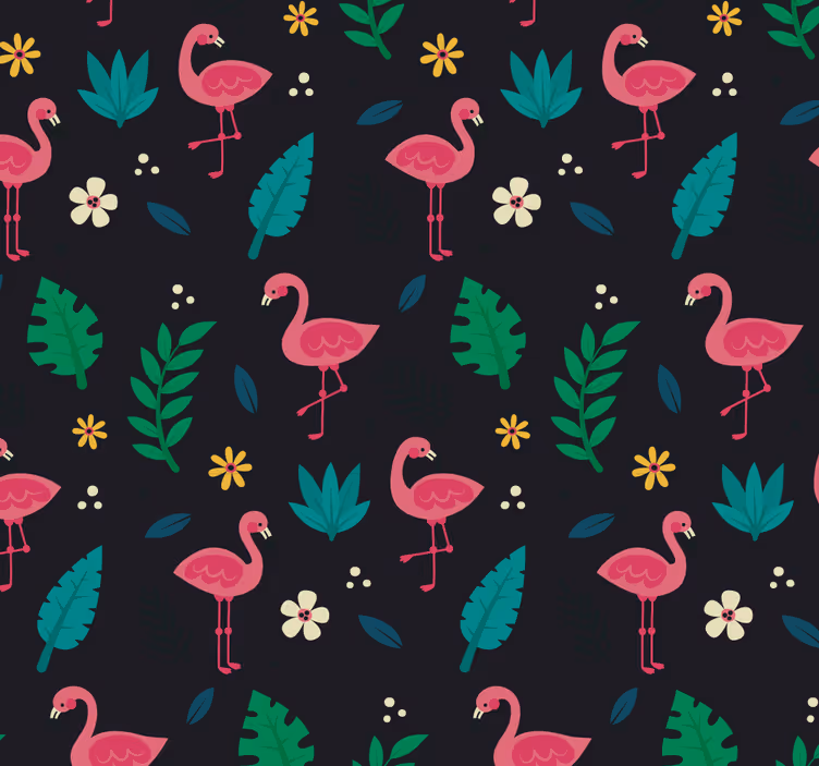 Papier peint animaux Divers ananas millésime - TenStickers