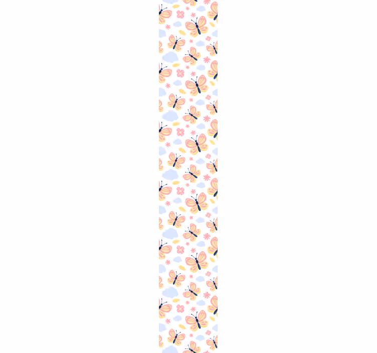 Papier peint motif papillon modèles de nuages de papillons - TenStickers