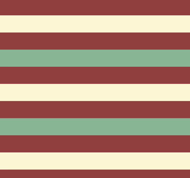 Papier peint rayures Aquarelle verte et rouge - TenStickers