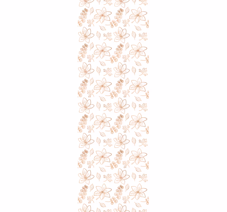 Papier peint floral fleurie accent - TenStickers