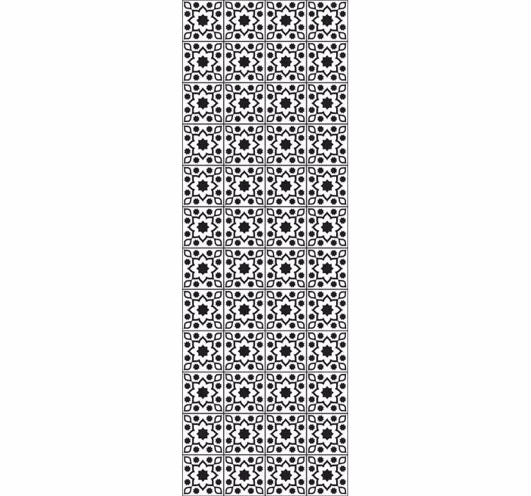 Papier peint carreaux de ciment ensemble géométrique - TenStickers
