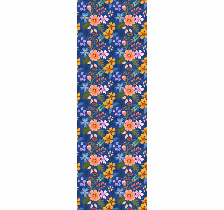 Papier peint floral motif bouquet floral - TenStickers