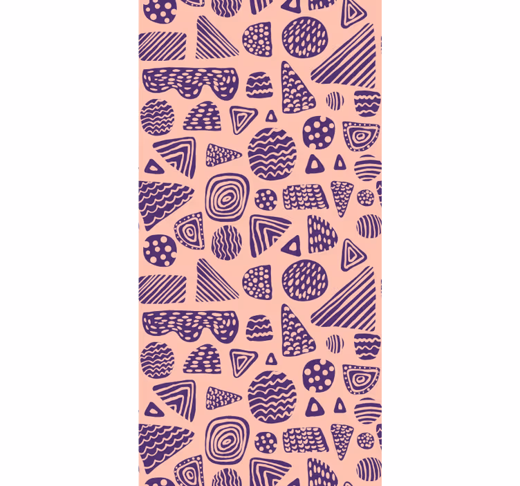 Papier peint salon formes géométriques ensemble - TenStickers