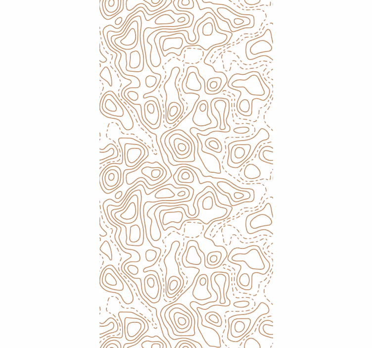 Papier peint abstrait contours abstraits - TenStickers