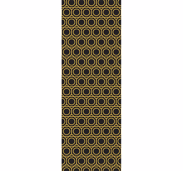 Papier peint formes géometriques anneaux géométriques - TenStickers