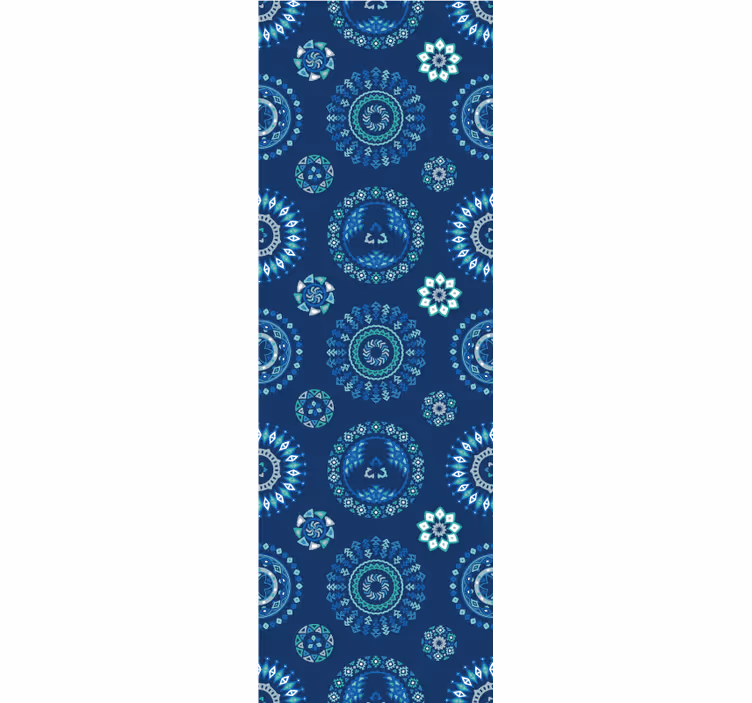 Papier peint salon essence de tuile de mandala - TenStickers
