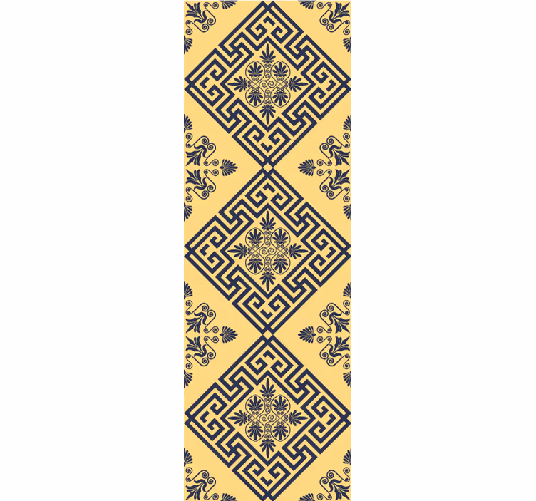 Papier peint carreaux de ciment style ornemental - TenStickers