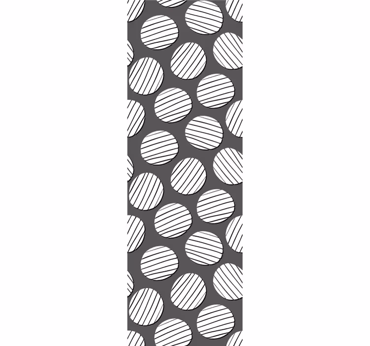 Papier peint formes géometriques motif de cercle géométrique - TenStickers