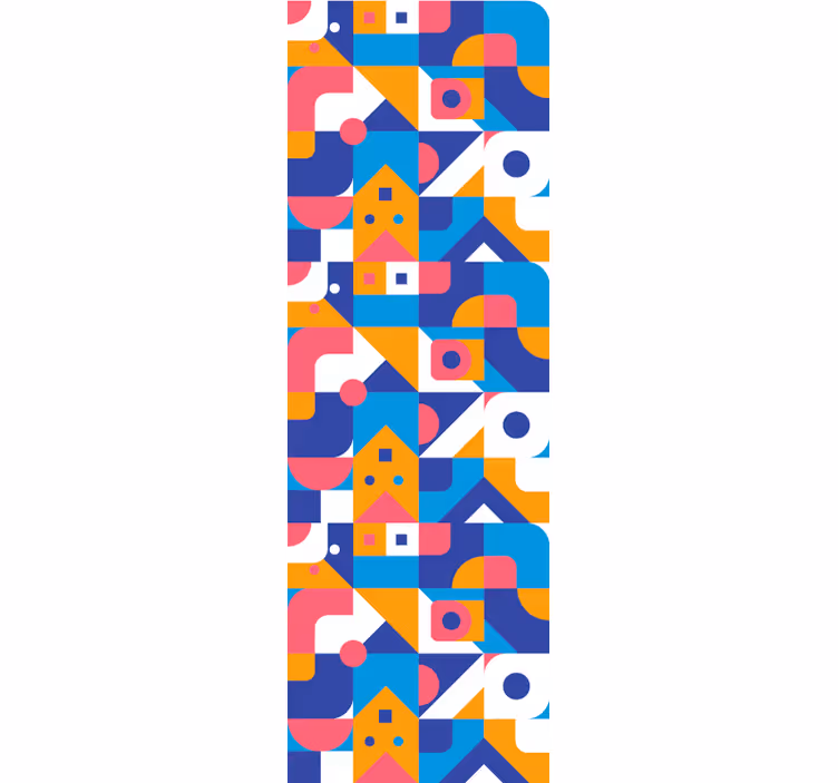 Papier peint formes géometriques abstraction géométrique - TenStickers