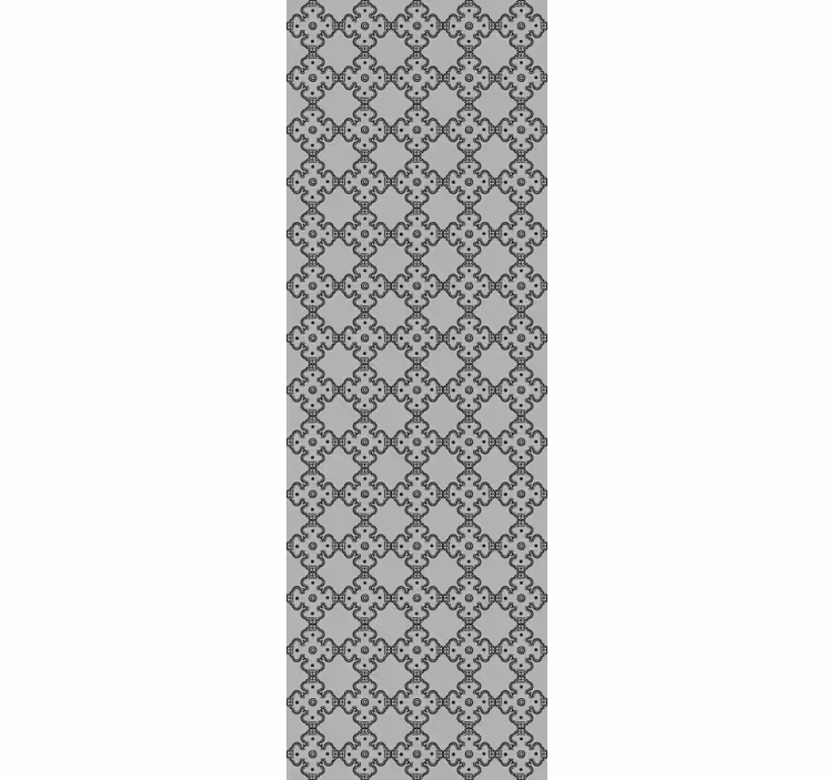 Papier peint ornemental quadrilobe complexe - TenStickers