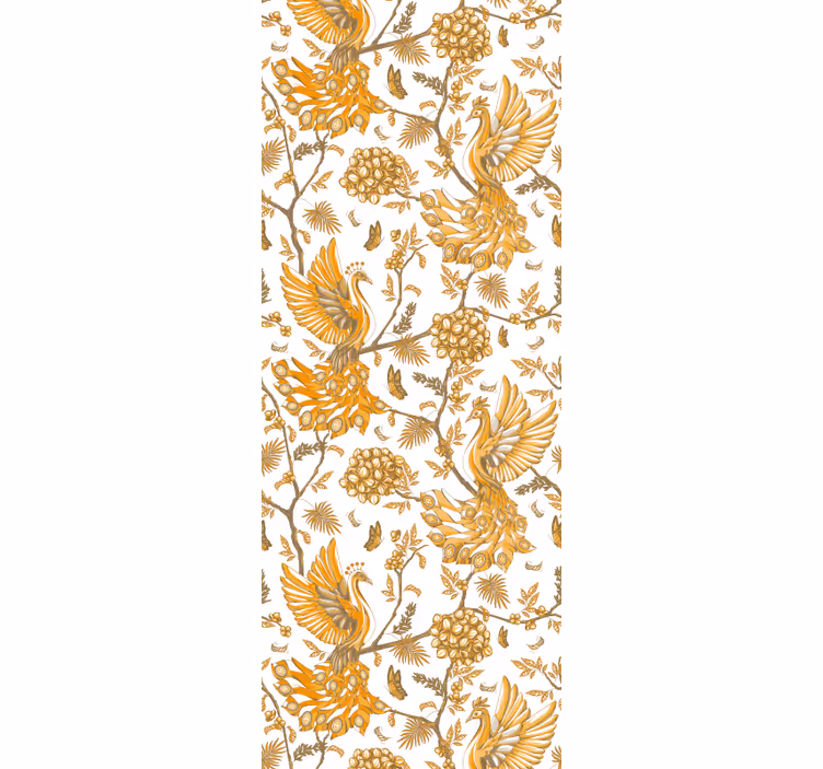 Papier peint fleuri motif botanique floral - TenStickers