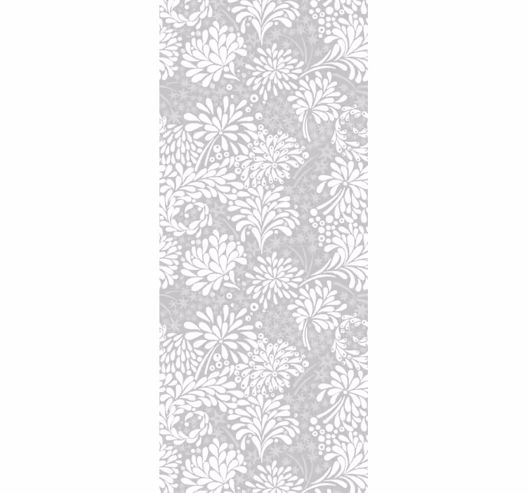 Papier peint fleuri tableau botanique - TenStickers