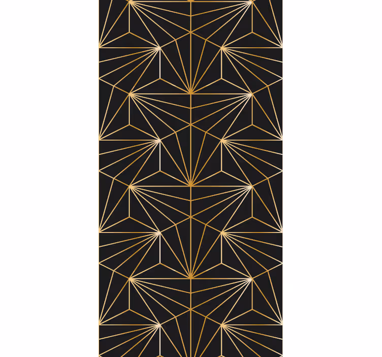 Papier peint formes géométriques fusion de lignes - TenStickers