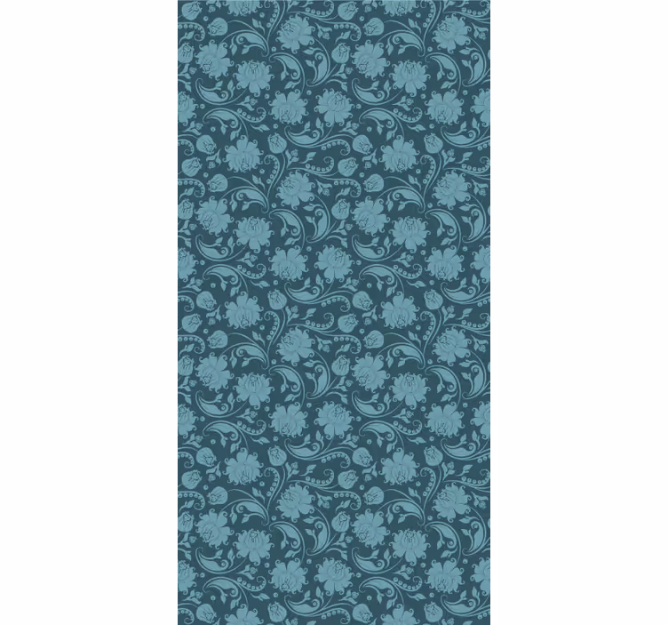 Papier peint fleuri motif floral embellissant - TenStickers