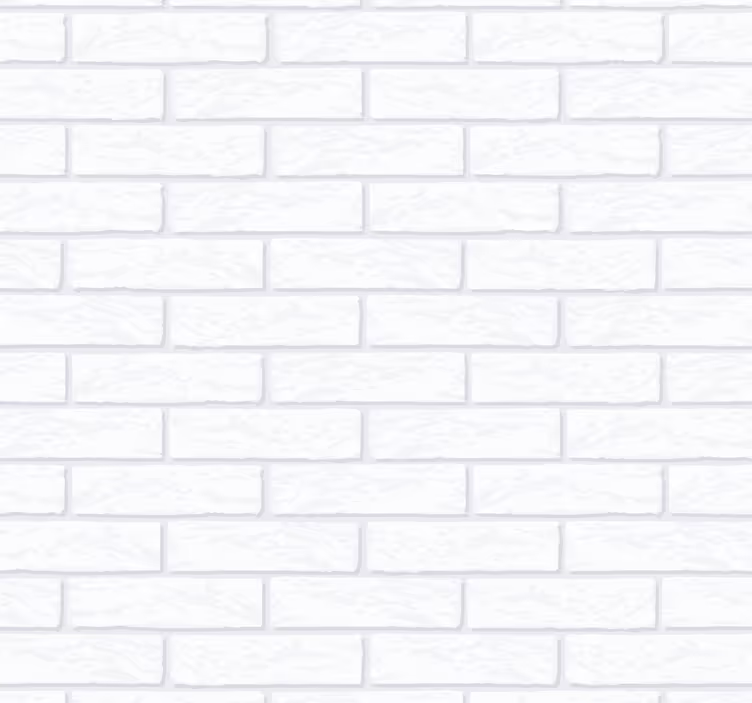 Papier peint imitation briques blanches - TenStickers