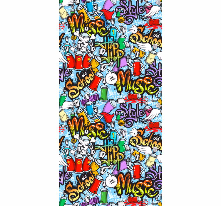 Papier peint art éléments de graffitis - TenStickers