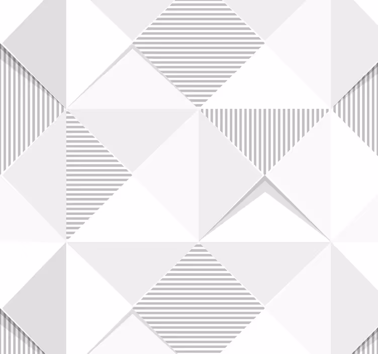 Papier peint 3d carrés blancs - TenStickers