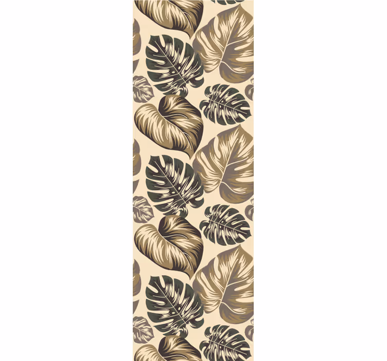 Papier peint feuillage feuillage uni - TenStickers