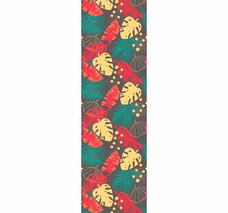 Papier peint jungle motif de monstera tropical - TenStickers