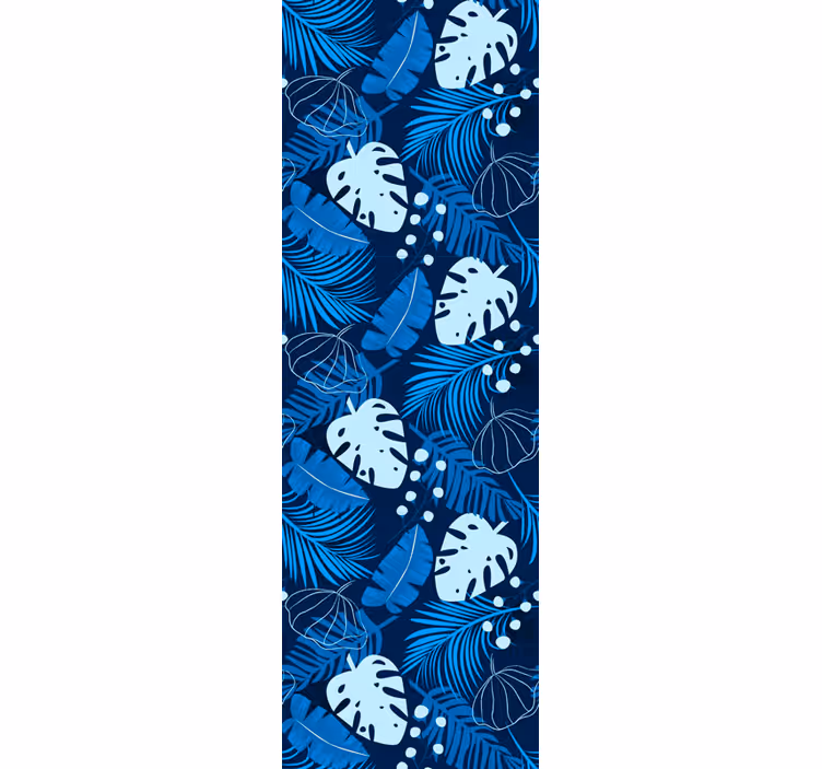 Papier peint feuillage conception de monstre tropical - TenStickers