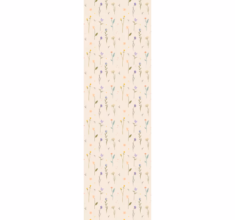 Papier peint floral élégance des fleurs sauvages - TenStickers