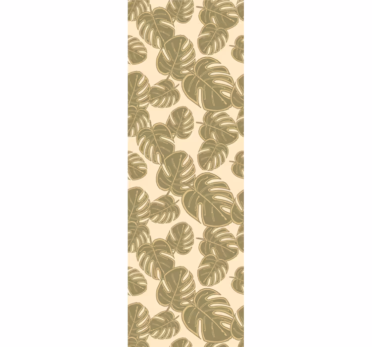 Papier peint feuillage délice de monstera - TenStickers