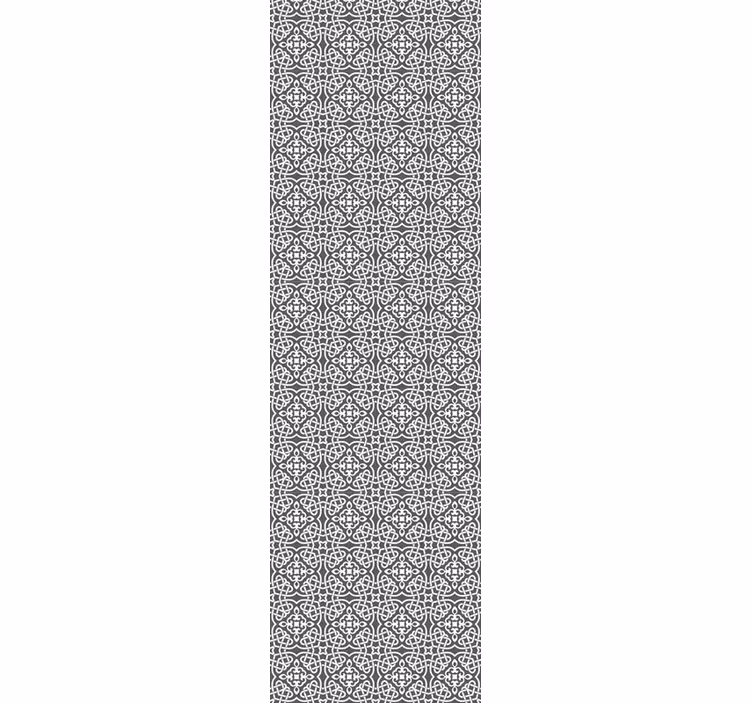 Papier peint fleuri symétrie ornementale - TenStickers