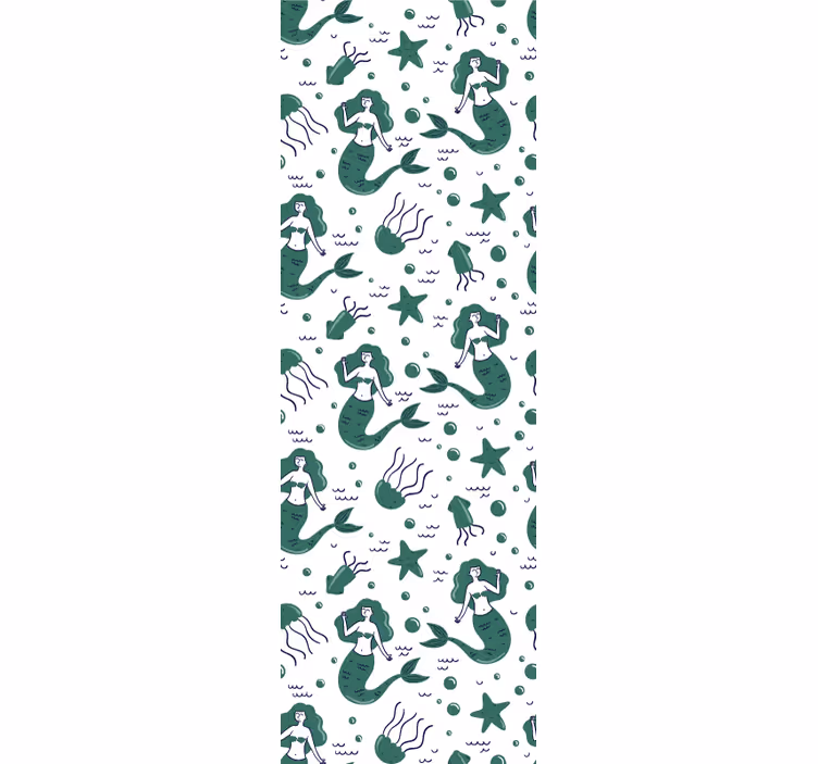 Papier peint nature sirènes sous-marines - TenStickers
