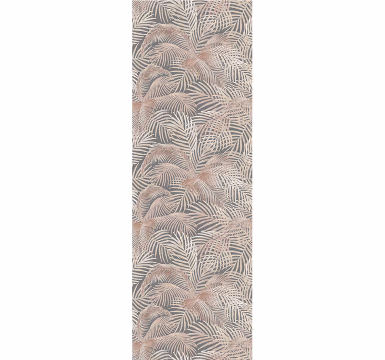 Papier peint feuillage motifs de feuilles de palmier - TenStickers