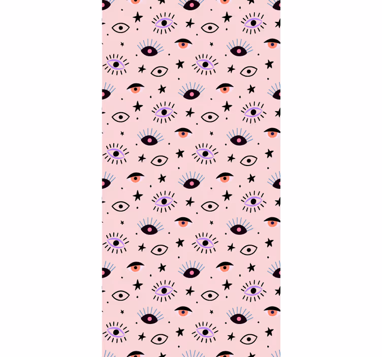 Papier peint art motif d'yeux éclectiques - TenStickers