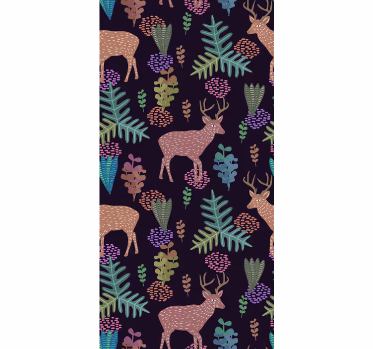 Papier peint animaux scène de forêt enchantée - TenStickers