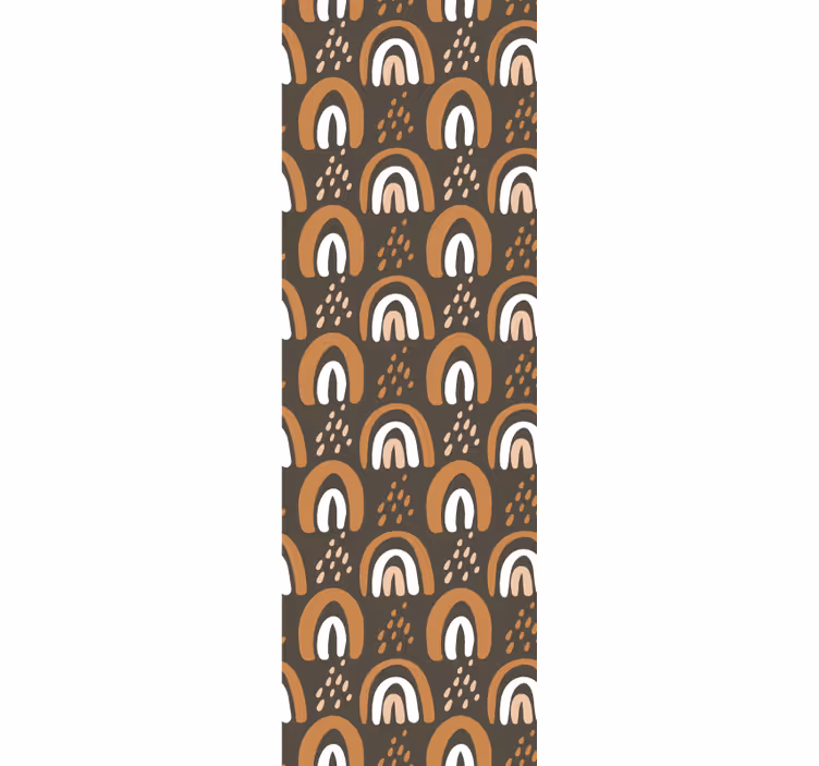 Papier peint formes géometriques motif d'arc géométrique - TenStickers