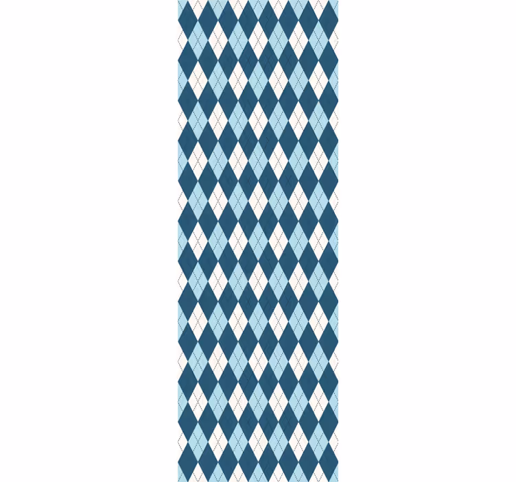 Papier peint formes géometriques arlequin de diamant - TenStickers
