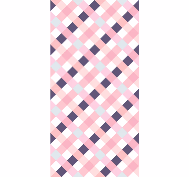 Papier peint formes géometriques motif losanges pastel - TenStickers
