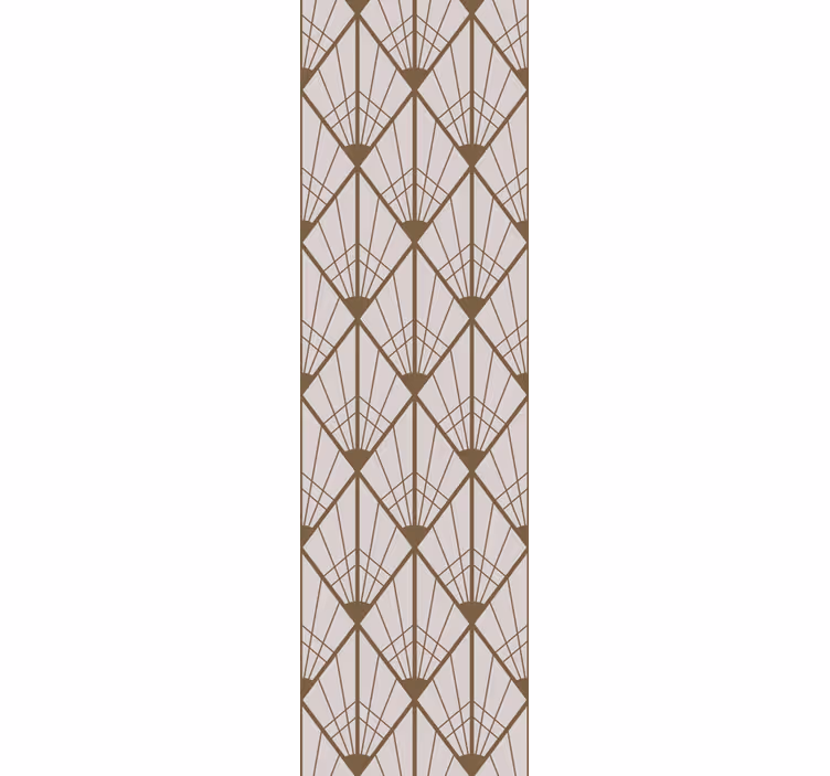 Papier peint formes géométriques design éventail - TenStickers