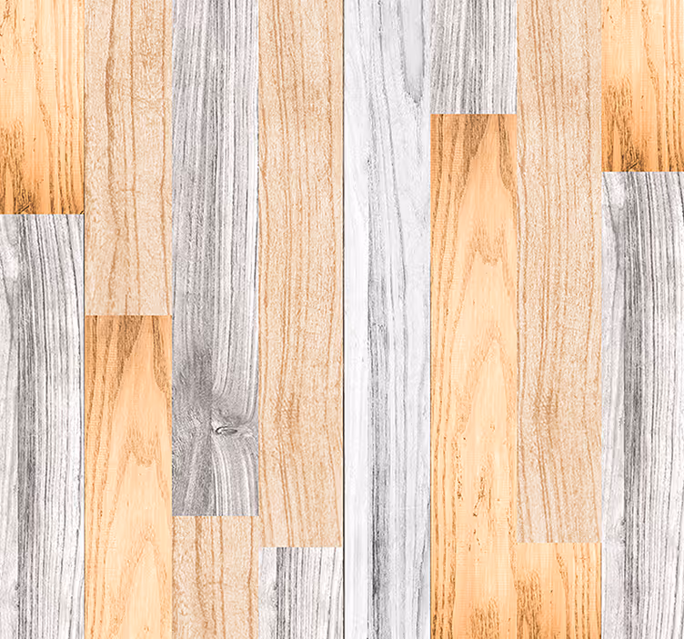 Papier peint bois effet bois planks rustique - TenStickers