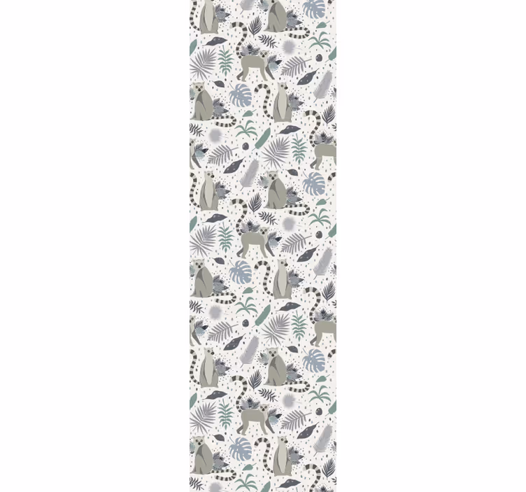 Papier peint animaux motifs d'animaux de la savane - TenStickers