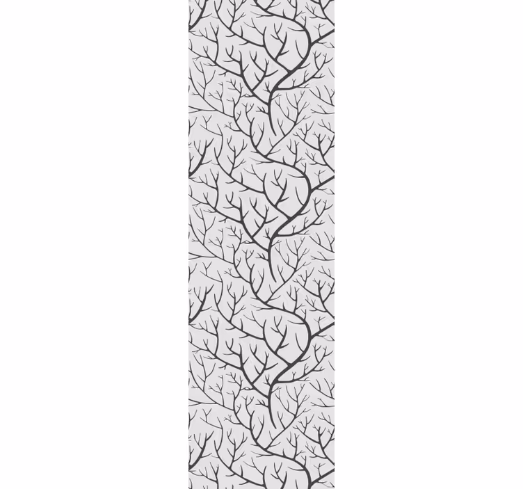 Papier peint arbres motif de branches nues - TenStickers
